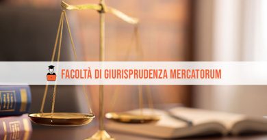 Facoltà Giurisprudenza Mercatorum: offerta formativa A.A. 2023/2024