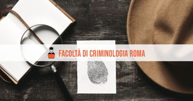 Facoltà di Criminologia Roma